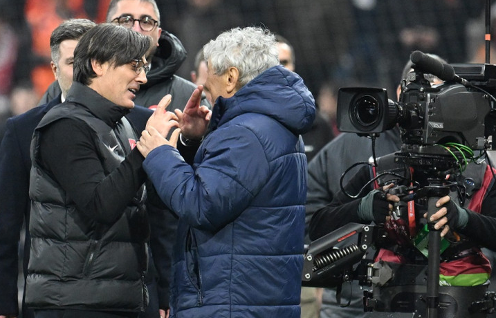 Ultima apariție publică a lui Mircea Lucescu a fost în timpul meciului Turcia - România, disputat la Istanbul pe 26 martie 2025/ sursă foto: social media
