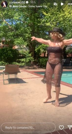 Cum arată Nadia Comăneci în costum de baie, la cei 63 de ani ai săi. Imaginile de la piscină s-au viralizat instant