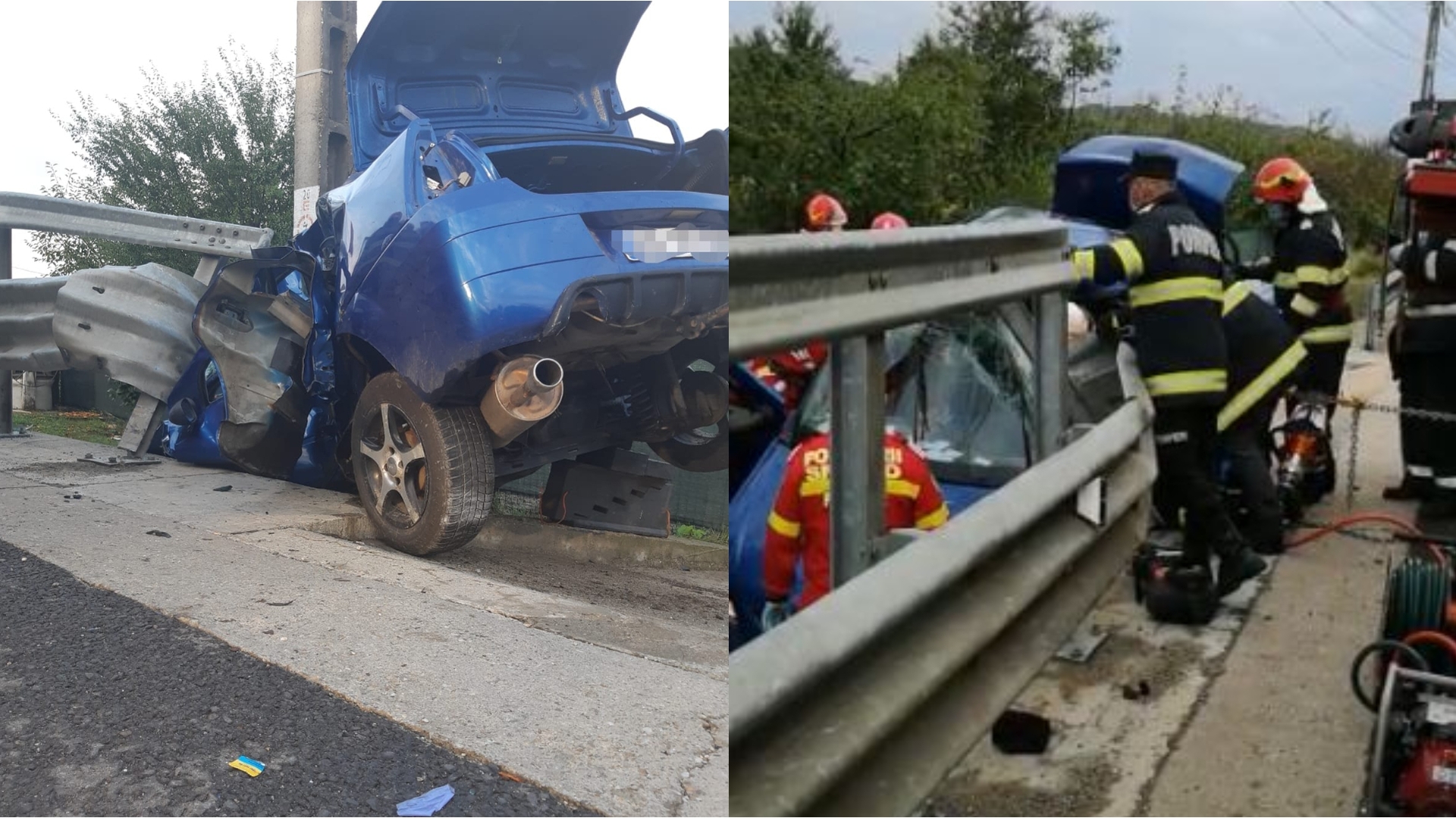 Trei accidente grave în această dimineață! Un tânăr de 28 de ani a ajuns în comă, la spital. FOTO