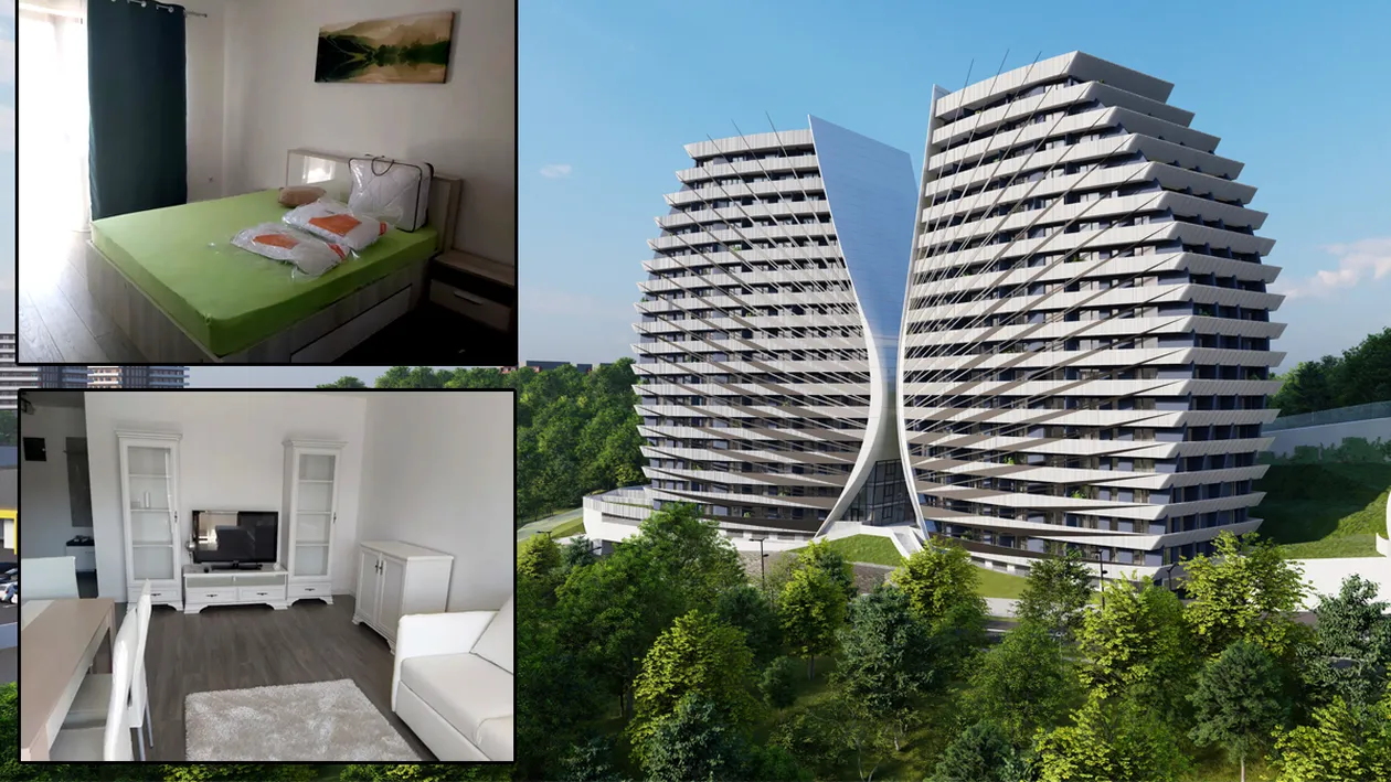 Mai scump ca în Dubai! Cu câți euro își închiriază un proprietar apartamentul de 57 mp din Blocul cu aripi din Cluj-Napoca