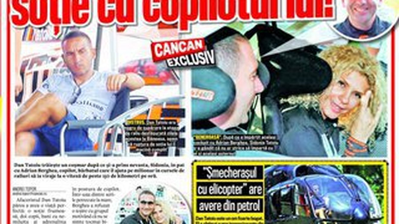 "Smecherul cu elicopter" Dan Tatoiu, intelegator cu sotia infidela! A dus-o la mare dupa ce a prins-o cu altul