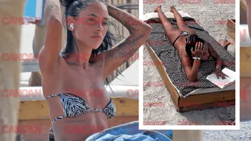 Livia, fosta soție a lui Bordea, își face de cap, după despărțirea de Spike: ARDE PLAJA, și-a dat sutienul jos!