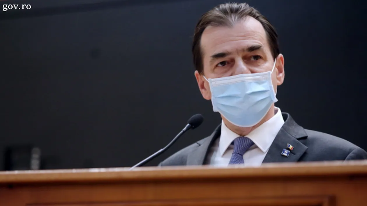 Masca de protecție obligatorie încă 14 zile. Anunțul făcut de premierul Ludovic Orban