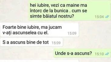 Bancul de weekend | Iubire, vezi că mâine mă întorc de la bunica