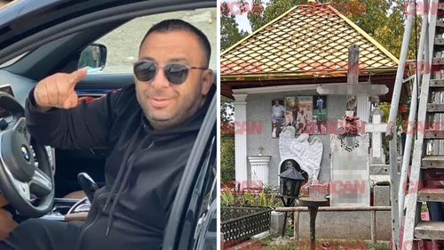 Cum arată cavoul lui Emi Pian, la 5 ani de la moartea sa. Acoperișul din aur lucește, icoanele nu lipsesc, iar pereții nu mai sunt goi