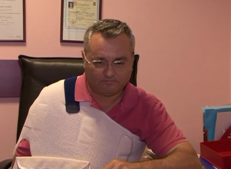 Stefan Lucian, bărbatul rănit în accidentul din 2017