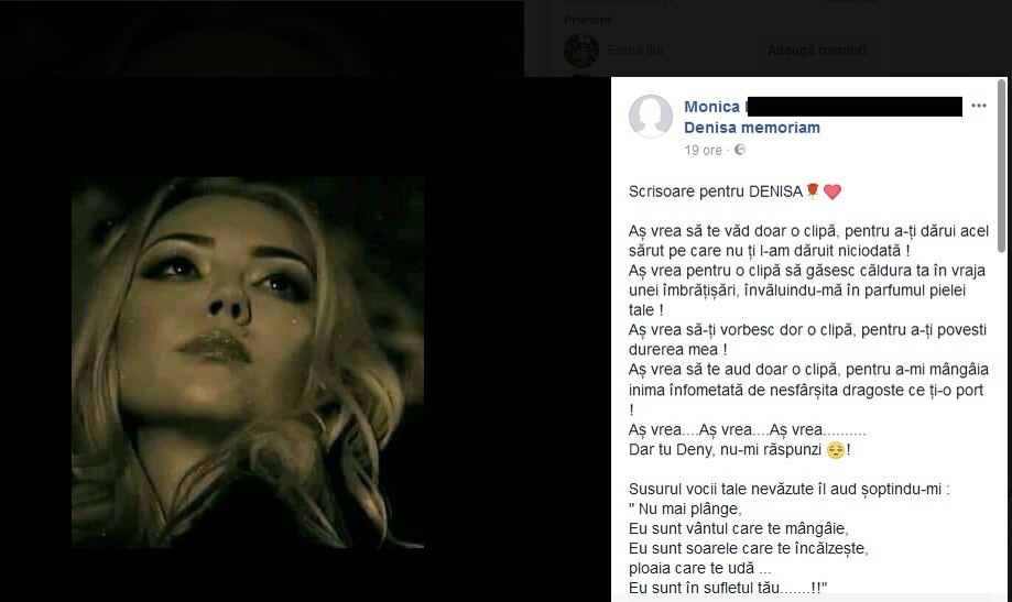 Tatăl Denisei Răducu a mers la mormântul ei, iar o fană i-a scris o scrisoare de Crăciun! Rândurile scrise au devenit virale: „Pentru a-mi mângâia inima înfometată de nesfârşita dragoste ce ţi-o port”