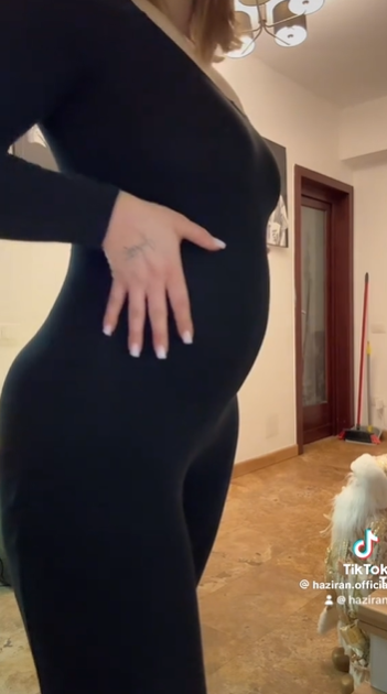 Haziran este însărcinată pentru a doua oară / Foto: Captură Video TikTok