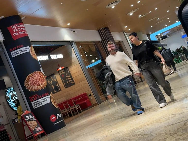 Gabriela Cristea și Tavi Clonda, plimbare romantică în mall