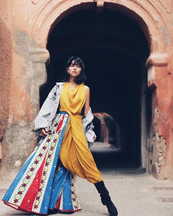 Inna s-a fotografiat în Maroc
