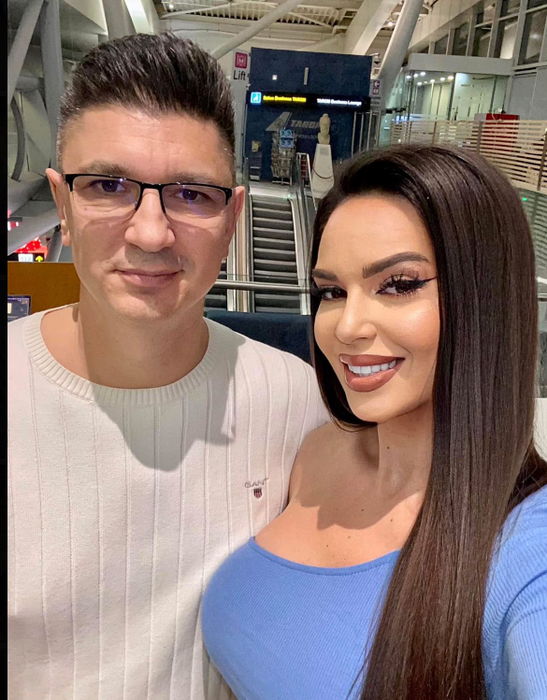 Luis Lazarus și Andreaa Loulou/ sursă foto: Instagram