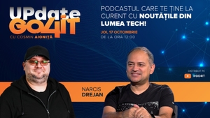 „Update Go4it” #5: Narcis Drejan vorbește despre pasiunea pentru gaming și impactul tehnologiei în sport