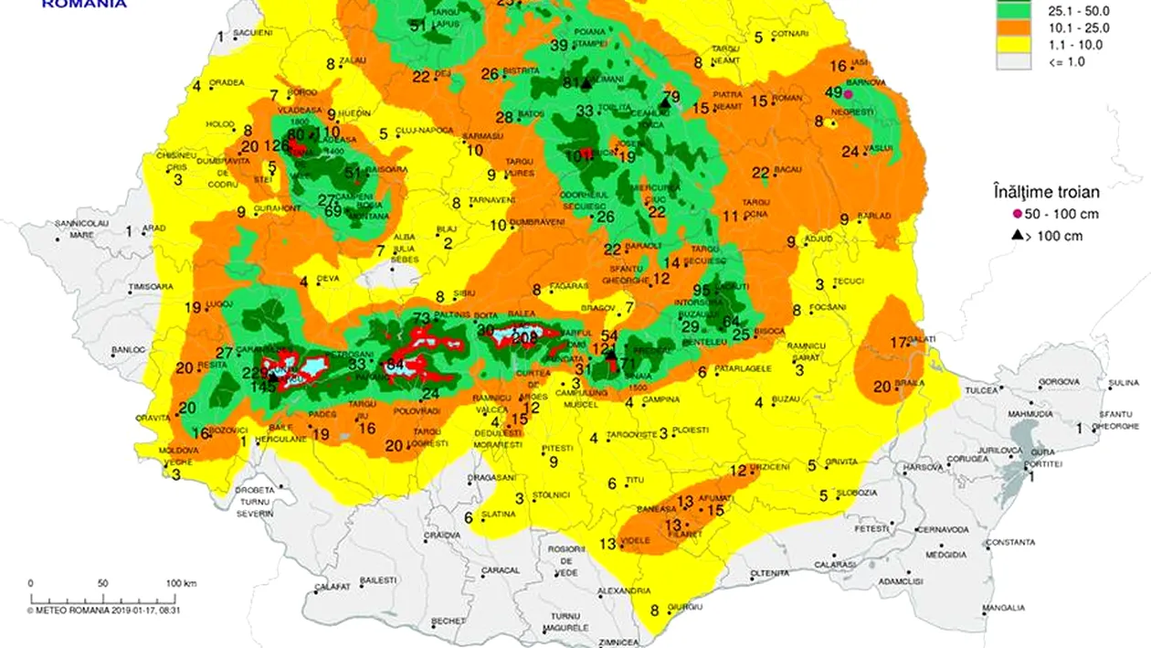 Vremea o ia razna în România! ANM anunță temperaturi ciudate în perioada 17 ianuarie - 11 februarie