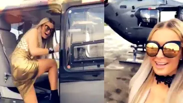 Imagini senzaționale cu multimiliardara în România! Paris Hilton a aterizat cu elicopterul la Nuba!