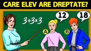 Test de inteligență | Care dintre cei doi elevi are dreptate?