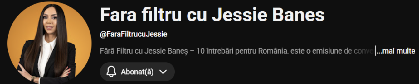 Jessie Baneș lansează un nou format media! Cine va fi prima invitată
