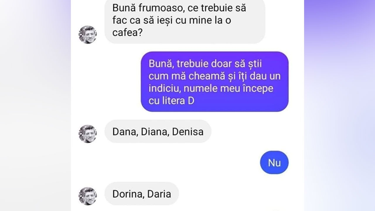 BANC | "Ce trebuie să fac, ca să ieși cu mine la o cafea?"