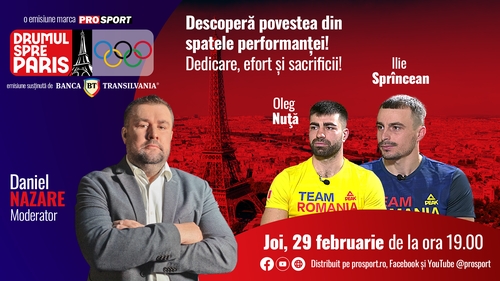 Ilie Sprîncean şi Oleg Nuţă, invitații emisiunii ,,Drumul spre Paris’’ de joi, 29 februarie, de la ora 19:00