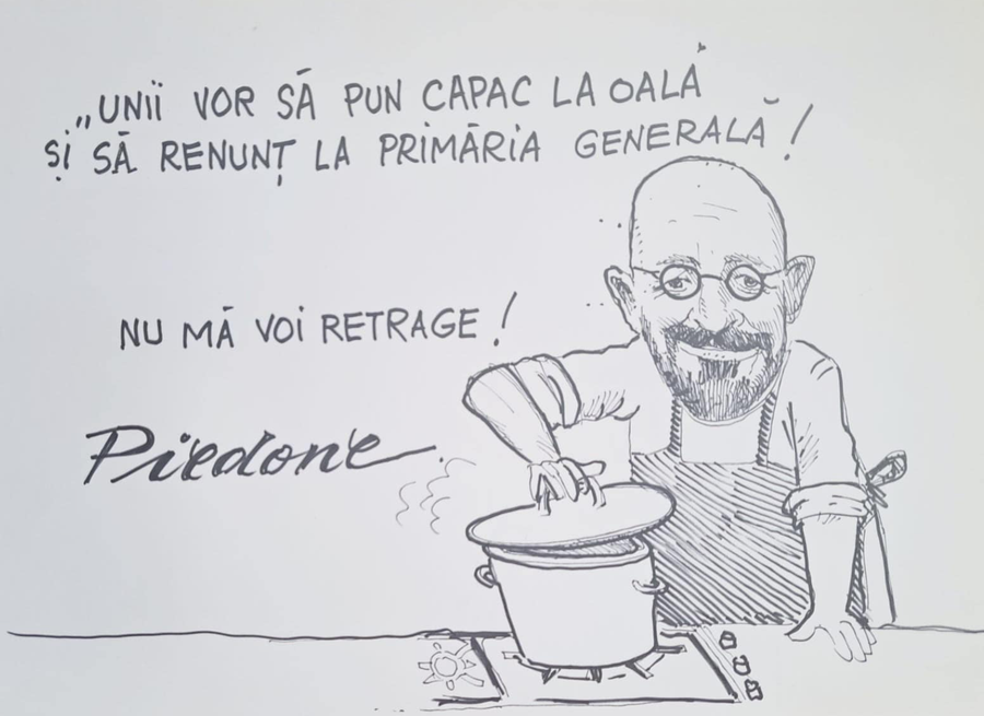 Postare făcută de Piedone pe Facebook/foto: Facebook