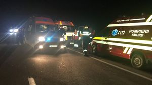 Accident grav în Timiș. 11 victime, între care 3 minori. Un TIR a lovit două mașini