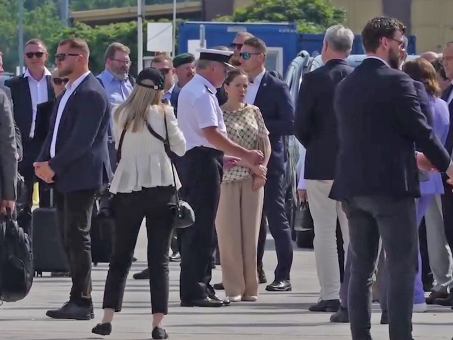 Mirabela Grădinaru s-a făcut remarcată în Polonia. Cum s-a afișat alături de președintele Nicușor Dan, la vizita oficială