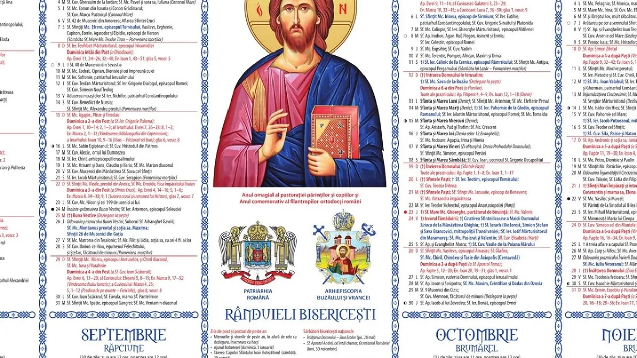 Cum ții sărbătorile în funcție de cruce: roșie, neagră și albastră