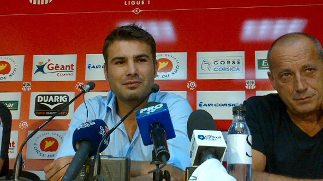 Adrian Mutu, prezentat oficial la Ajaccio!