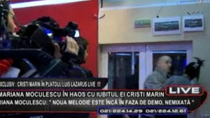 Mariana Moculescu s-a luat la bataie la TV cu fostul iubit, Cristi Marin! Vezi ce a enervat-o la culme!