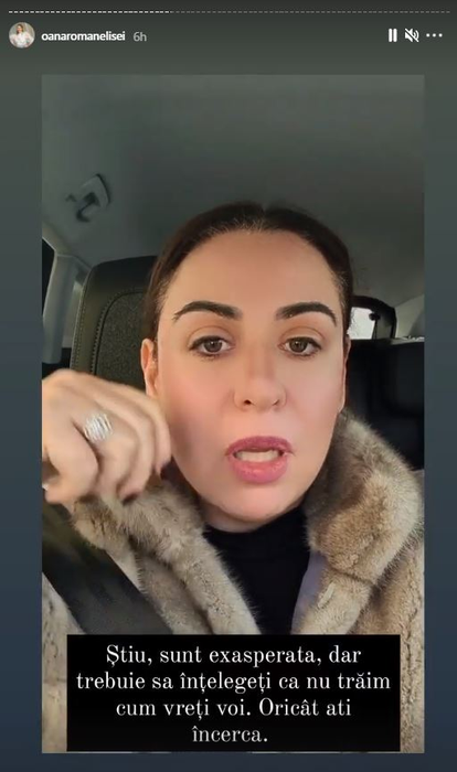 Oana Roman nu a mai răbdat și a cedat nervos: “Încetați cu obsesiile și ideile preconcepute”