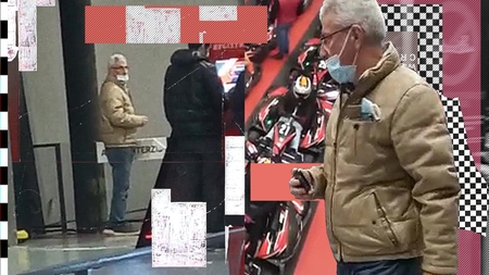 Ce grijuliu este Silviu Prigoană cu băiatul lui! L-a filmat cu mobilul în timp ce ”ghidona” la Romexpo