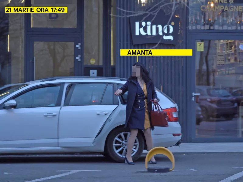 Amanta ajunge cu un Uber de la aeroport (Foto: CANCAN.RO)