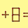 Test IQ exclusiv pentru genii | Mutați un singur chibrit, pentru a corecta 5 + 8 = 1