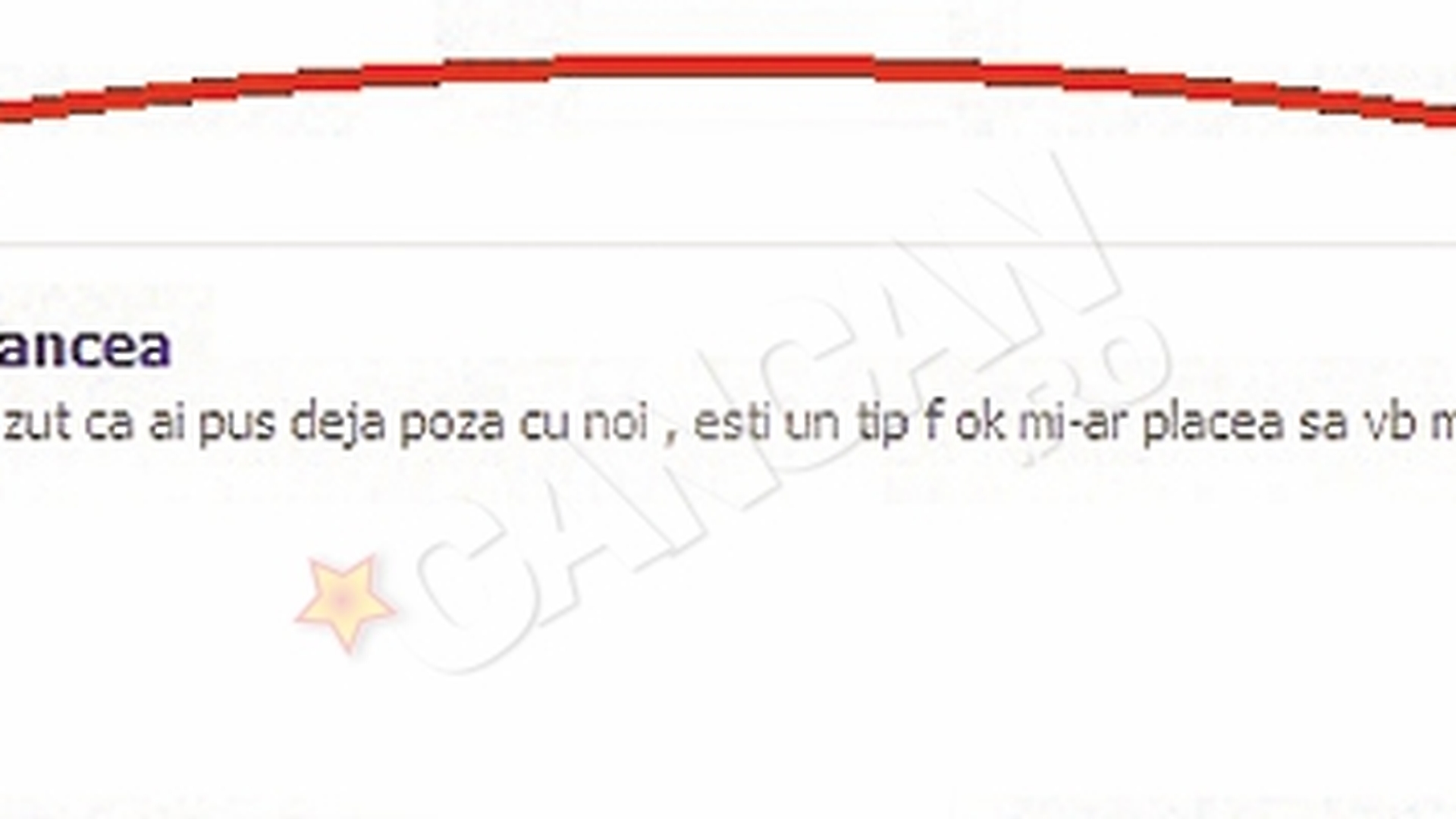 Un constantean sustine ca Roxana Vancea i-a facut avansuri pe internet! Refuzata de un barbat cuplat!