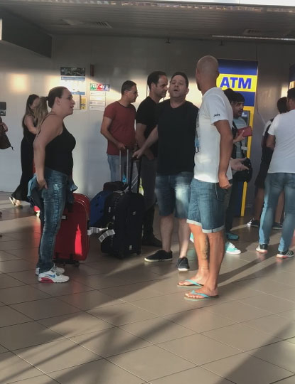 Gabi Tamaș l-a așteptat pe Oren Sterling la Aeroportul Otopeni