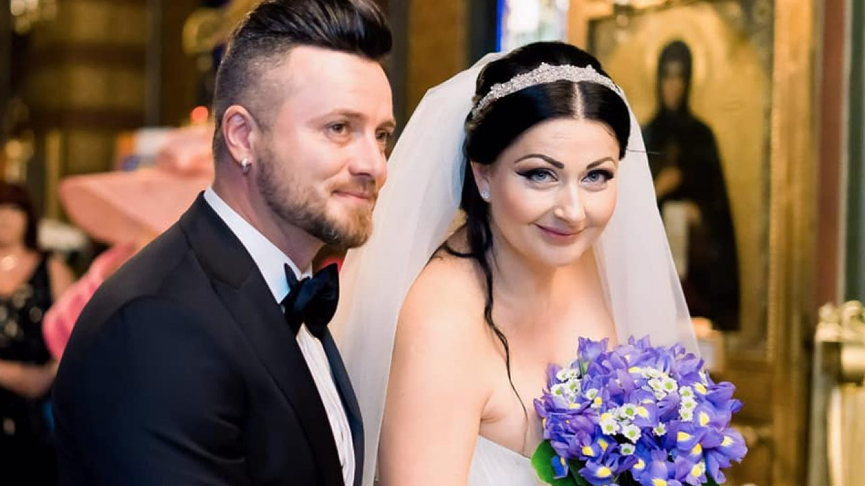 Gabriela Cristea și Tavi Clonda, la unul dintre momentele fericite ale vieții