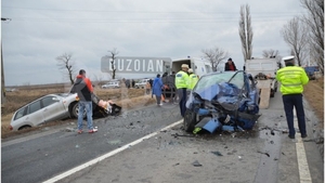 Accident grav la ieşirea din Buzău! O persoană a murit şi alte trei au fost rănite