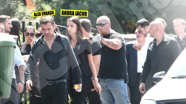 Imagini exclusive de la înmormântarea din familia Erbaşu. Elena Udrea a apărut în doliu şi plânsă la biserică! 
