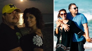 Imagini rare cu Cătălina, soţia lui Mihai Bobonete, de la plajă. Actorul Pro TV le-a făcut publice