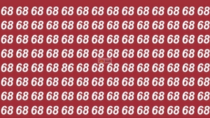 Test de inteligență | Identificați singurul număr care nu este 68!