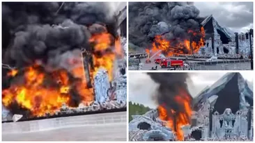 Incendiu la festivalul Tomorrowland din Belgia! Scena principală a fost mistuită de flăcări uriașe