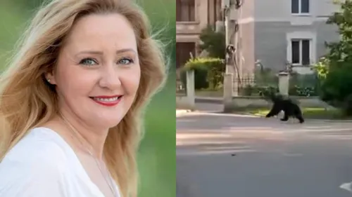 Elena Lasconi, “călcată” de urs în plină zi! Imagini terifiante