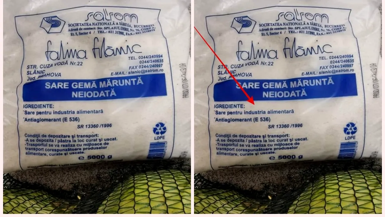 „Otrava” din sare consumată masiv în România. Semnalul de alarmă despre aditivul periculos pe care îl conține: „E la vedere”