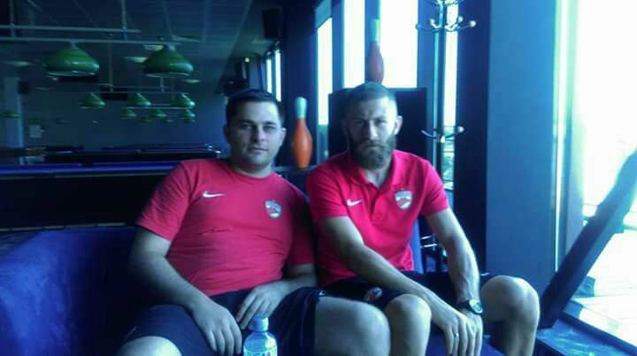 George Filip, alături de Vojnovic, fost jucător al lui Dinamo