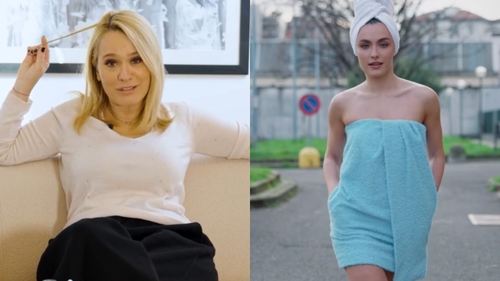 Cum a reacționat Andreea Esca atunci când a văzut-o pe Alexia Eram îmbrăcată în prosop, pe stradă: „De balamuc”