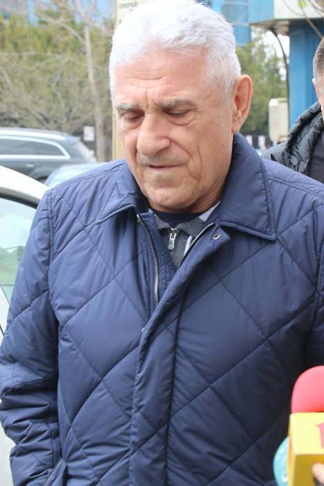 Giovani Becali, la înmormântarea lui Vasile Turcu