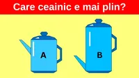 Test IQ | Care ceainic este mai plin? Doar românii extrem de inteligenți răspund în 5 secunde