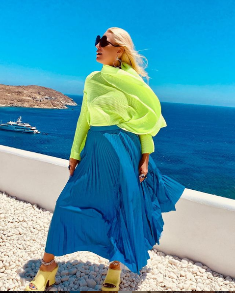 Corina Mihăilă are o vacanță incendiară la Mykonos