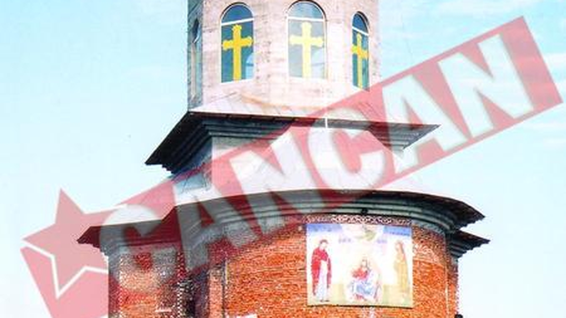 Chipul Mantuitorului, in albia unui rau din Ionesti