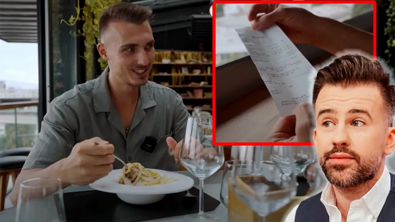 Câți lei a plătit acest tânăr pentru o porție de paste în restaurantul de fițe al lui Florin Ristei din București