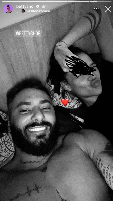 Bettyshor, alături de Romeo. (SURSA: SOCIAL MEDIA)